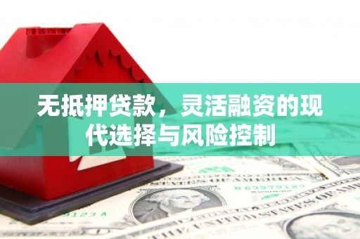 交城无抵押贷款，灵活融资的现代选择与风险控制