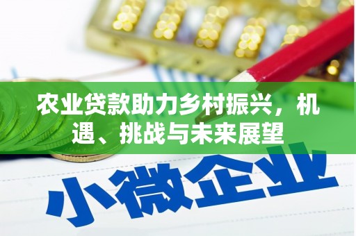 交城农业贷款助力乡村振兴，机遇、挑战与未来展望