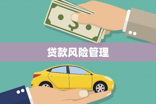 交城贷款风险管理